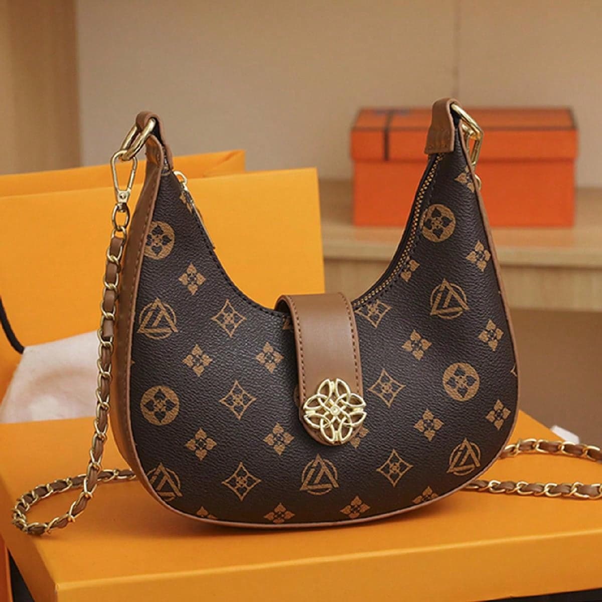 Sac À L'aisselle Pour Femme 2024, Sac À Bandoulière De Style Vintage Avec Design Haut De Gamme, Niche Et Grande Capacité Pour Faire Du Shopping
