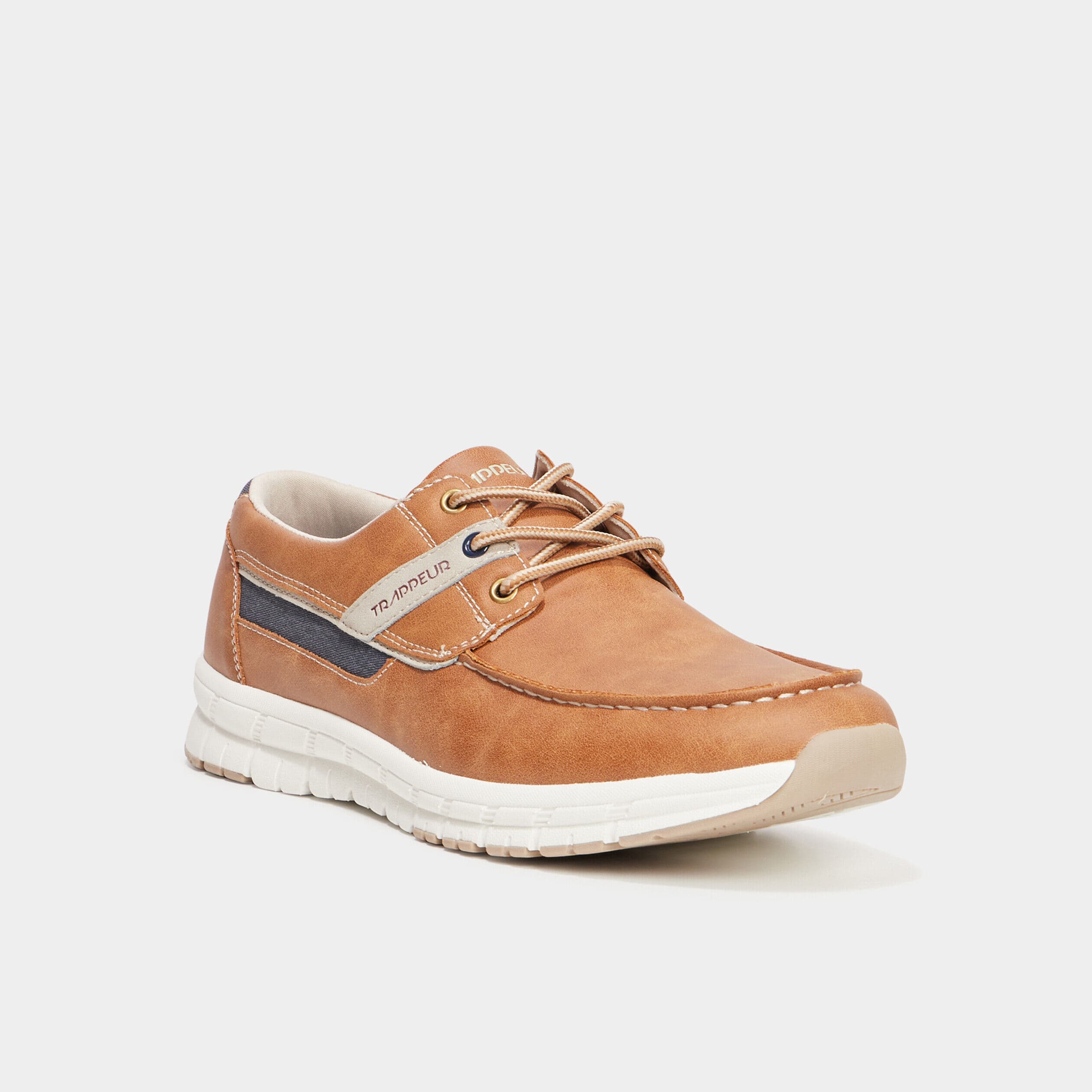 Chaussures bateau marron clair homme